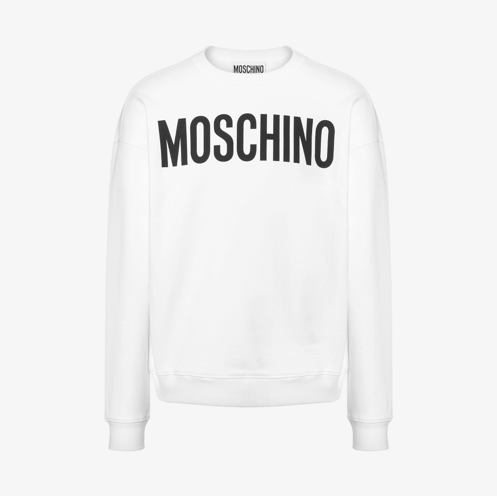 Moschino Size 48 Nwt Cotton Sweatshirt